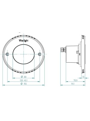 Прожектор 16/4 Power LED 3.0, 43 Вт, 24В DC, круг 146 мм, V4A, RGBW, 5 м кабель 2x1,5 мм2, V4A Прожектор 16/4 Power LED 3.0, 43 Вт, 24В DC, круг 146 мм, V4A, RGBW, 5 м кабель 2x1,5 мм2, V4A