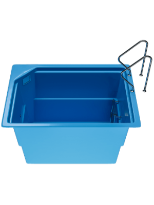 Композитный бассейн-купель "Калипсо", 2,4х1,7х1,5м