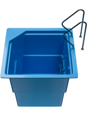 Композитный бассейн-купель "Нео", 1,7х1,7х1,5м