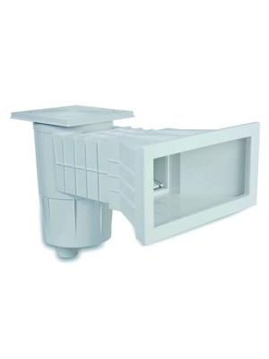 Скиммер с квадратной крышкой 1 1/2" 422х207 мм с декоративной рамкой (универсальный) Скиммер с квадратной крышкой 1 1/2" 422х207 мм с декоративной рамкой (универсальный)