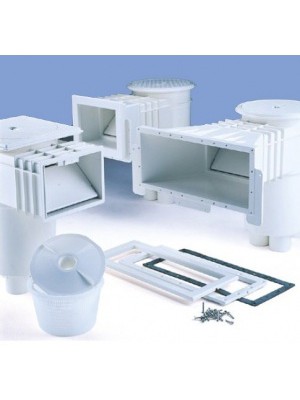 Скиммер с квадратной крышкой 1 1/2" 422х207 мм с декоративной рамкой (сборный бассейн) Скиммер с квадратной крышкой 1 1/2" 422х207 мм с декоративной рамкой (сборный бассейн)